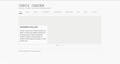 Desktop Screenshot of chriscander.com